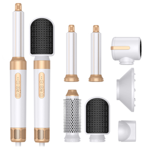 เครื่องจัดแต่งทรงผม 7 in 1 ความเร็วสูง ไดร์เป่าผมแบบลมร้อน แปรงจัดแต่งทรงผม 110000 รอบต่อนาที - Product Image 2