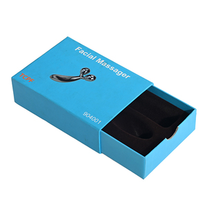 ISO9001 Recyclable Facial Massager Packaging <b>Box</b> with Custom Logo Luxury Slide Out Drawer <b>Box</b> and Insert - Product Image 1