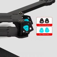 Axisflying MANTA10 Lite Drone FPV Freestyle 10 pouces Kit Châssis True X Empattement 402mm Fibre de Carbone T700 Fabriqué en Chine