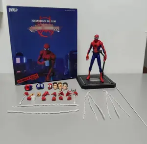 SVACTION super-héros SpiderMans Jouets PVC Action Figure Collection Jouet figurine Miles Morales cadeau jouets Into the Spider-Verse