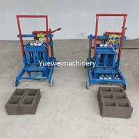 Yueweimachinery machine de fabrication de blocs creux en ciment liste de prix vente RDC Sénégal Côte d'Ivoire machine de fabrication de blocs