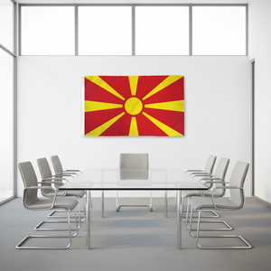 Banderas de Macedonia Rectangulares Resistentes al por Mayor, Impresas Digitalmente, para Festivales y Celebraciones, Banderas Nacionales de Todo el Mundo - Product Image 4