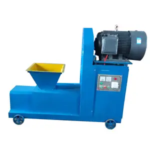 Screw propeller rice hulls sawdust pini kay briquette machine price for producing charcoal