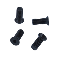 Vis métriques en acier au carbone de haute qualité, à tête fraisée et Torx CSK, personnalisables #   M2-12 Zinc noir 4.8-10.9