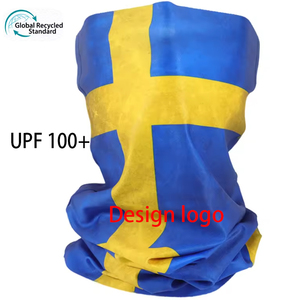 Cache-cou d'extérieur UPF100 de haute qualité, sans couture, imprimé drapeau, multifonctionnel, absorbant l'humidité, utilisable comme bandana tubulaire, <span class=keywords><strong>snood</strong></span>, bandeau et écharpe - Product Image 1