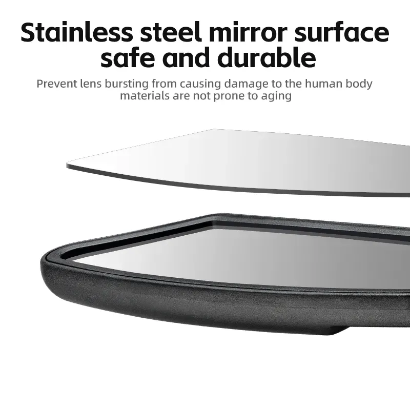 ROCKBROS ROCKBROS Bicycle Rearview Mirror 360° Adjustable Anti-Glare HD MTB Handlebar Reflective Mirror for Riding Safety
