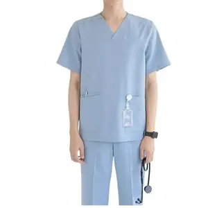Camice Medico di Alta Qualità per Chirurgia, Uniforme Bianca per Donne, Abbigliamento da Lavoro per Cliniche Dentistiche, Uniforme per Estetisti e Medici per Uomini - Product Image 6