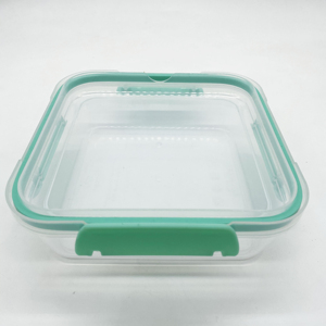 Golden Manufactory Vacuum Plastic Fridge Dry Food With Fork And Spoon Lids Storage Food Containers Set