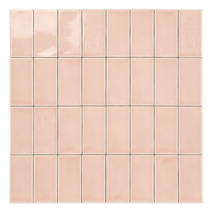 Piastrella Chelsea Rosa 6,25 X 12,5 Cm, Spessore 8 Mm, Finitura Lucida con Bordi Irregolari - Product Image 2