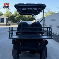 Voiturette de golf électrique personnalisée 6 places 72V avec pneus tout-terrain de 14 pouces certifiée CE EEC