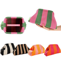 Nouveautés : Sacs de maquillage en forme de nuage tissé pour femmes, pochettes colorées en crochet, sacs à main, pochettes de plage d'été