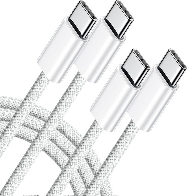 Wholesale USB C to  C Data Cable 3FT Certified 60W TYPE C Woven Fast Charging Type C Transfer Cord Compatible with iPhone 16 Pro