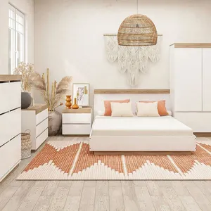 Moderne Verstelbare Zachte Luxe Slimme Mdf Hout Queen Kingsize Bed Houten Bedframe Met Storagemelamine Slaapkamermeubilair