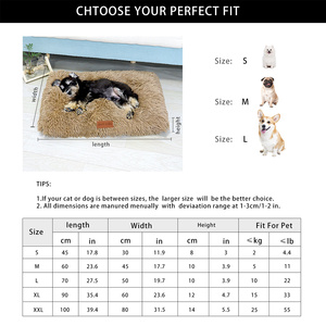 <b>Dog</b> sofa washable plush warm <b>dog</b> non slip <b>bed</b> cat fluffy pet winter comfortable sleeping pad - Product Image 6