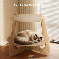 Meilleures ventes : Lit-hamac pour chat en sisal double couche respirant toutes saisons, mobilier pour chats d'intérieur