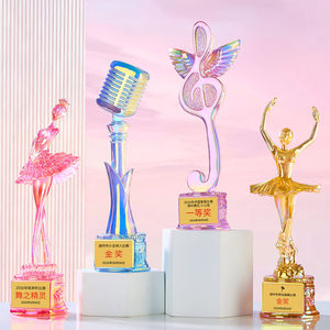 Trofeo de Resina Personalizado con Tipografía Gratuita para Competiciones de Baile, Premios Infantiles, Pequeños Premios para Presentadores y Oradores - Product Image 4