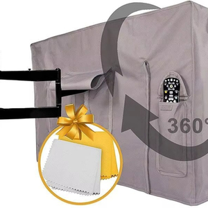 Funda Protectora para TV de Exterior de 50" 52" Gris Resistente a la Intemperie Universal para Pantallas LCD LED con Cubierta Inferior Integrada - Product Image 3