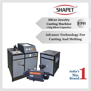 1kg ba-giai đoạn bạc đúc đồ trang sức máy thông minh kiểm soát nhiệt độ chân không đổ Hệ thống đối với trang sức sử dụng - Product Image 4