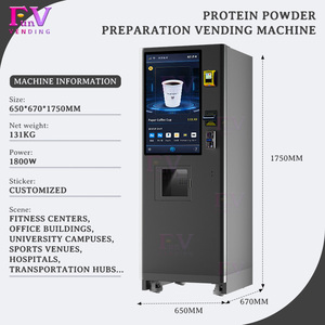 Distributeur automatique de protéines en poudre à écran tactile, distributeur <span class=keywords><strong>intelligent</strong></span> de shakes protéinés pour une utilisation en libre-service 24h/24 dans les salles de sport - Product Image 3