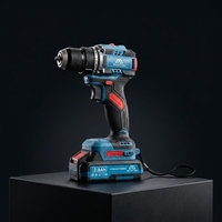Perceuse sans fil Li-ion 20V, moteur sans balais, couple max. 60 N.m, vitesse variable, mandrin 13 mm sans clé, pour bricolage métal, OEM