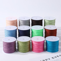 Fil tressé en nylon de 1,5 mm, 75 mètres/rouleau, accessoires de bijouterie DIY, cordon pour la fabrication de colliers et de bracelets