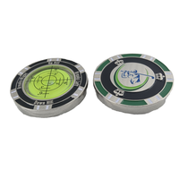 Marqueur de balle de golf en émail dur modèle de sport personnalisé en gros avec impression offset UV Technique de coulée UV