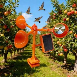 Multi-Aanval Visuele Reflecterende Spiraalvormige Schrikvogels 120db Meerdere Geluiden Afschrikken Voor Het Oplossen Van Vogeluitwerpselen/Nestproblemen - Product Image 1