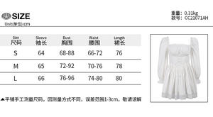 Kawaii Lolita princesa gótica Mini Bad Girl vestido imperio cintura Puff manga encaje volantes fiesta bata mujeres JSK tutú vestido - Product Image 6