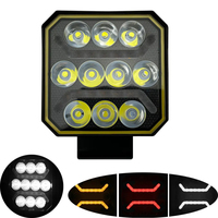 Projecteur LED robuste 12-80V 4 pouces avec boîtier en aluminium, feu de position DRL pour excavatrice agricole