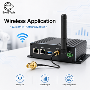 Dual-Band Omnidirectional Rubber Duck RF Antenna Module <strong>2</strong>.4GHz 5.8GHz 5dBi Gold-plated SMA 50 Ohm 360 Coverage Wireless WiFi IoT - Product Image 4