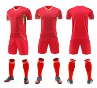 OEM-Service Atmungsaktive Fußballmannschafts-Uniformen für Herren, Eigenes Markendesign 2022-2023, Chinesische Online-Märkte Fußballtrikot