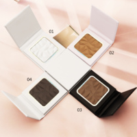Palette bronzée mate de poudre bronzante sans cruauté et poudre de contour pour le maquillage de contour