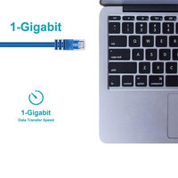 2m 3M 5M RJ45 LAN Flat Cat 6 Cable de red Ethernet UTP FTP SFTP Cable Cat5e Cat6 Cable de conexión Cables de comunicación