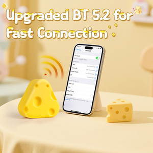 Bán buôn vui siêu dễ thương pho mát loa không dây bt5.2 HD Bass ngoài trời di động mini pho mát loa không dây - Product Image 5