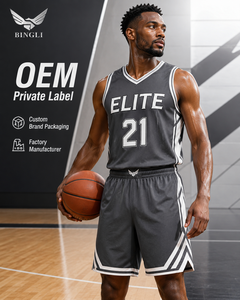 Uniforme de Baloncesto Personalizado con Sublimación, Marca Privada OEM, Jersey y Pantalones Cortos de Secado Rápido que Absorben la Humedad, de Fábrica - Product Image 1