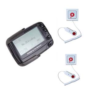 POCSAG Program Multifunction Emergency Text Receiver Wireless Beeper <strong>4</strong> <strong>Lines</strong> Alpha Numeric <strong>Pager</strong> - Product Image 4