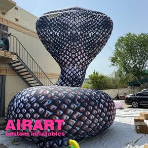 มาสคอตงูเหลือมเป่าลมขนาดยักษ์ลูกโป่งรูปปั้นงูขนาดใหญ่แบบเป่าลมสำหรับตกแต่งกิจกรรมธีมสวนสัตว์ - Product Image 5