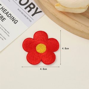 Offre Spéciale Prix de Gros Écussons en Feutre Brodés Thermocollants Motif Tournesol Coloré de 5 cm (2 Pouces) pour Décoration DIY - Product Image 4