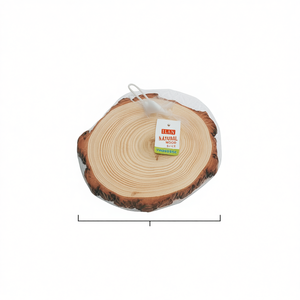 Fetta di Legno Naturale Ilan 15-17cm x 1,5cm, Base Decorativa per Artigianato e Decorazioni per la Casa - Product Image 1