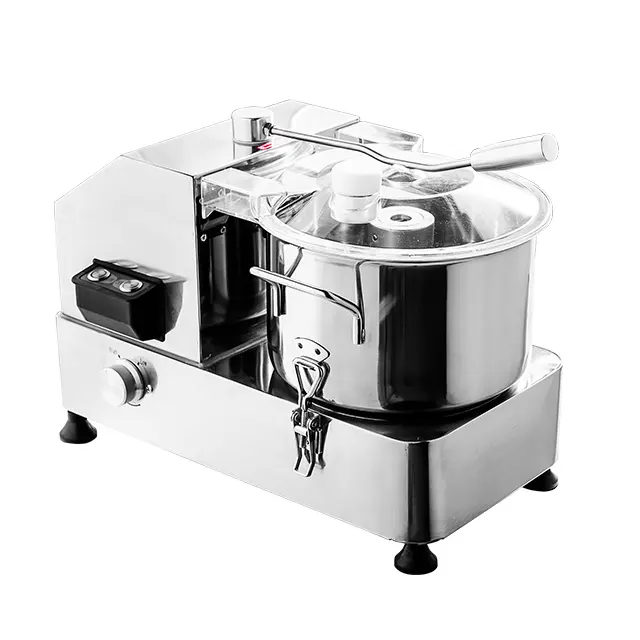 Patrick.Martin Stainless Steel Fruit Vegetable Cutting Machine Electric Commercial Food Cutting Machine 6 liter