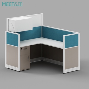 Modern Convertible Modular Wooden Desk New Arrival 2-6 Seat <b>Office</b> Furniture Extendable Staff Workstation Drawer Partition Panel - Product Image 1