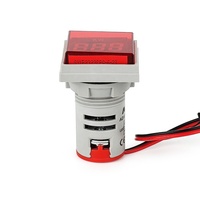 NIN AD101-22KW 22MM AC220/380V 4.5KW Medidor de Energía Digital LED Mini KW con Pantalla, Indicador de Señal Cuadrado y Luz Roja, Probador de Potencia