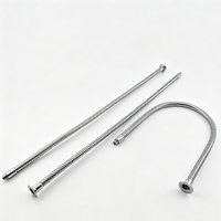 Support de microphone flexible en fer de 19 pouces avec support de téléphone portable, échantillon gratuit