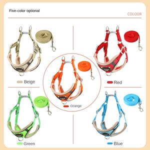 Penjualan langsung dari pabrik tali binatang peliharaan tebal tahan lama tali anjing dengan kerah dan tali hewan peliharaan yang dapat diatur cocok untuk latihan luar ruangan - Product Image 3