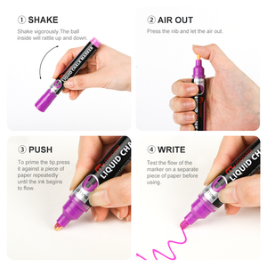 <span class=keywords><strong>Marqueur</strong></span> liquide à pointe ronde Mobee P-520, vente en gros, personnalisé, non toxique, assortiment de 8 couleurs, marqueurs à craie <span class=keywords><strong>pour</strong></span> <span class=keywords><strong>tableau</strong></span> <span class=keywords><strong>noir</strong></span>, stylo à craie - Product Image 6