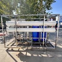 Sistema de Ósmosis Inversa para Desalinización de Agua Salobre de Pozo Industrial de 4000 LPH, Equipo de Purificación de Agua