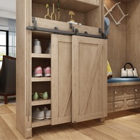 Accessoires d'armoire de cuisine de quincaillerie de porte de grange coulissante de style rustique Mini
