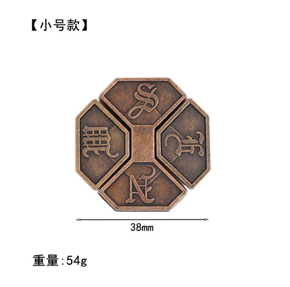 Mini Handheld 3D Unlock Interlocking Metal Knot Puzzle Educational