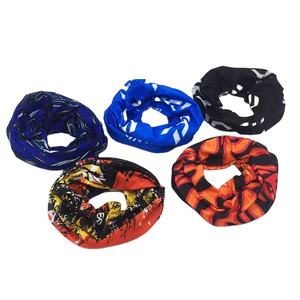 ผ้าคลุมหน้าแบบท่อไร้รอยต่อ สีพื้น ปรับแต่งได้ สำหรับปั่นจักรยาน ขี่มอเตอร์ไซค์ ผ้าพันคออเนกประสงค์ - Product Image 3