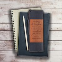Accessoire de lecture inspiré par la foi avec marque-page à pompon noir et marron pour hommes et femmes, pour une lecture inspirante et encourageante de la Bible.